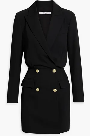 Derek Lam Chiara button-detailed twill mini dress - - US 10