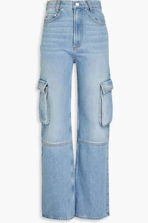 Sandro High-rise cargo jeans - Blue - FR 34