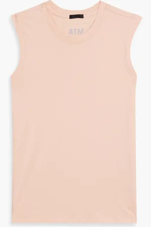 ATM Anthony Thomas Melillo Gab cotton-jersey tank - Orange - XS