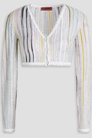 Missoni Cropped sequin-embellished space-dyed cardigan - - IT 38