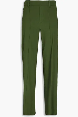 Vince Linen-blend straight-leg pants - - L