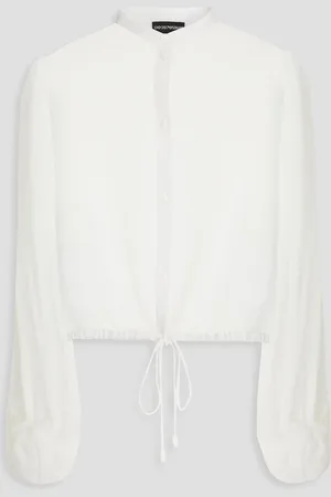 Emporio Armani Metallic crepon blouse - - IT 44