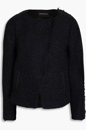Emporio Armani Metallic tweed jacket - - IT 48