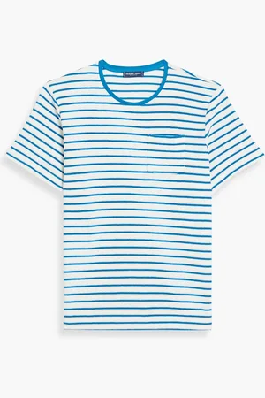 Frescobol Carioca Striped cotton-jersey T-shirt - - XL