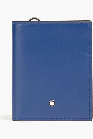 Montblanc Leather belt - Blue - OneSize