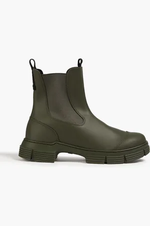 Ganni Rubber ankle boots - Green - EU 36