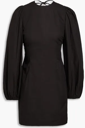Ganni Cotton-poplin mini dress - - DE 34