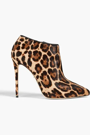 Dolce & Gabbana Leopard-print calf hair ankle boots - - EU 36.5