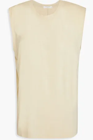 RAG&BONE Michal slub jersey tank - Neutral - XS
