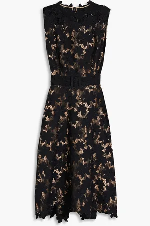 Oscar de la Renta Guipure lace midi dress - - US 8