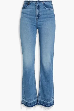 RAG&BONE Peyton distressed mid-rise bootcut jeans - Blue - 29