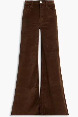 Frame Le Palazzo cotton-blend corduroy wide-leg pants - - 24