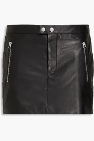 RAG&BONE Nora leather mini skirt - - US 4