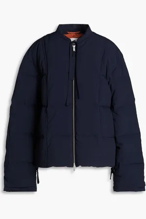 Jil Sander Quilted shell down jacket - Blue - XL