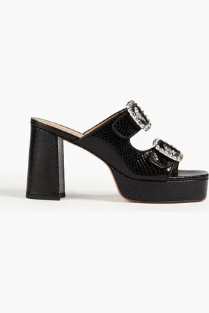 Maje Leather platform loafers - - EU 39