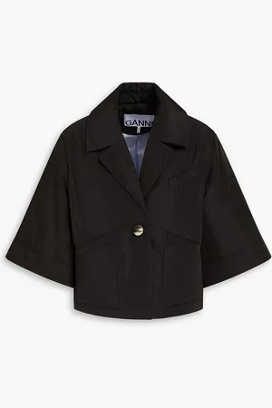 Ganni Cropped padded shell jacket - - DE 44