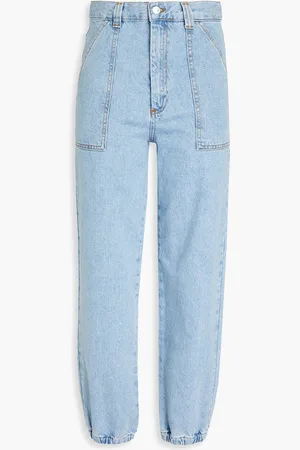 Sandro High-rise tapered jeans - Blue - FR 42