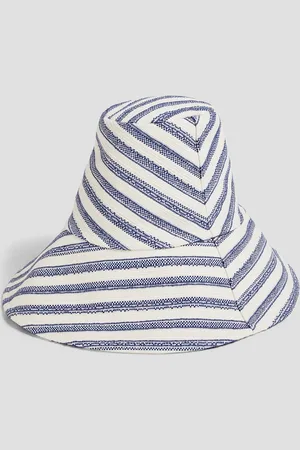 ZIMMERMANN Striped canvas sunhat - - ONESIZE