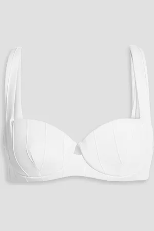 ONIA Danica ribbed bikini top - - XS