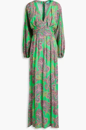 Melissa Odabash Cecilia paisley-print voile maxi dress - - M