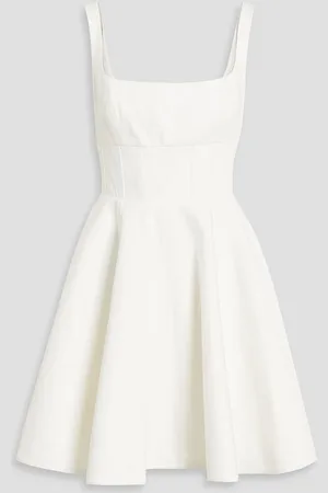 EMILIA WICKSTEAD Mona denim mini dress - White - UK 10