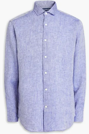 Frescobol Carioca Antonio linen shirt - Blue - L