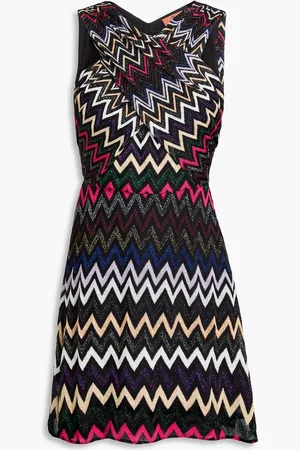 Missoni Metallic crochet-knit mini dress - - IT 42