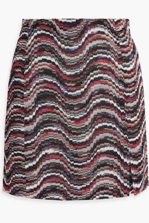 Missoni Metallic crochet-knit mini skirt - - IT 36