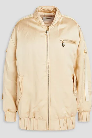 ZIMMERMANN Padded satin bomber jacket - White - 3