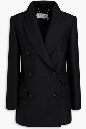 ZIMMERMANN Double-breasted wool-blend blazer - - 00