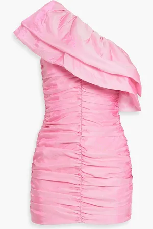 ROTATE Tabbina one-shoulder ruffled organza mini dress - - DE 40