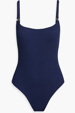 Melissa Odabash Tosca ribbed swimsuit - Blue - IT 44