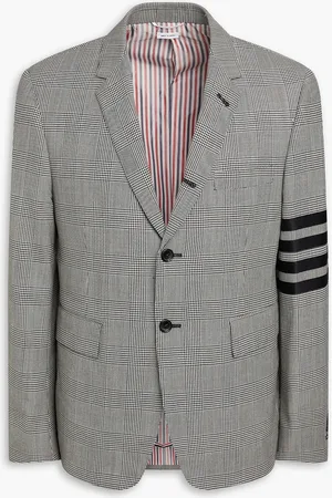 Thom Browne Prince of Wales checked wool blazer - - 1