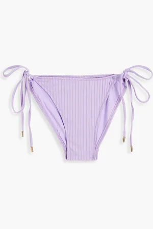 Melissa Odabash Miami ribbed low-rise bikini briefs - Purple - IT 38