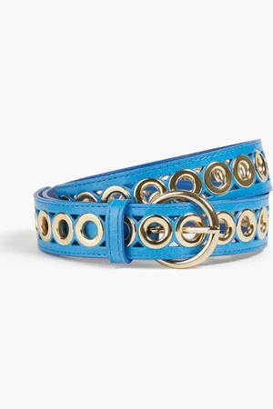 Sandro Eyelet-embellished leather belt - - 1