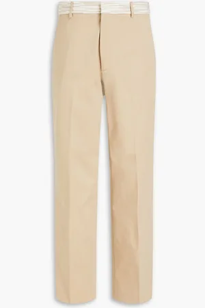Missoni Cotton-blend twill chinos - Neutral - IT 46