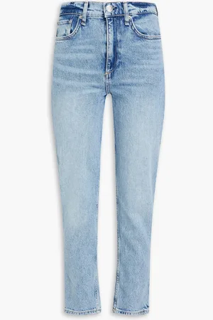 RAG&BONE Porter high-rise straight-leg jeans - Blue - 31