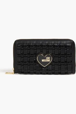 Moschino Woven faux leather wallet - - OneSize
