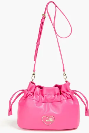 Moschino Faux leather bucket bag - Pink - OneSize