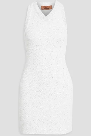 Missoni Sequin-embellished crochet-knit mini dress - - IT 42