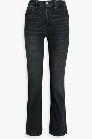 Frame Le Super High high-rise straight-leg jeans - Gray - 27