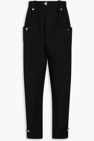 Marant Etoile Pulcie cotton-canvas tapered pants - - FR 36