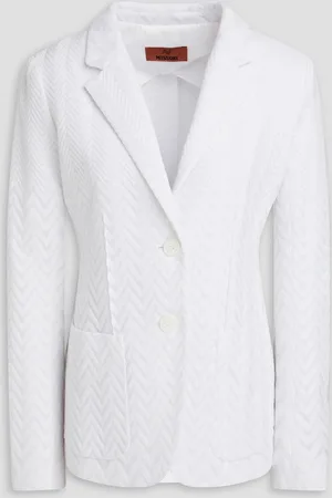 Missoni Crochet-knit cotton-blend blazer - - IT 40
