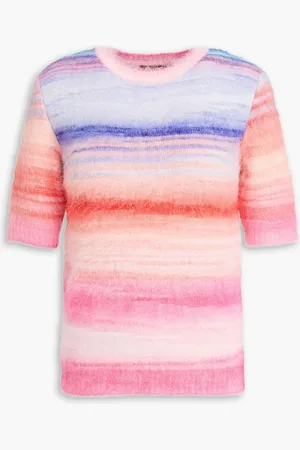 Missoni Brushed striped wool-blend top - - IT 44