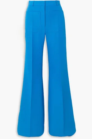 Victoria Beckham Alina twill flared pants - - UK 8