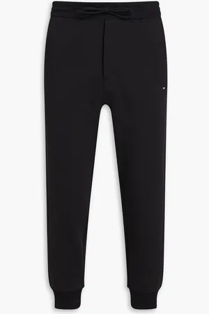 Y-3 Tapered French cotton-terry sweatpants - - XXL