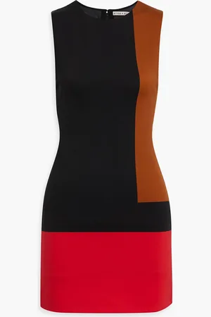 ALICE+OLIVIA Alice Olivia - Wynell color-block cady mini dress - - US 0
