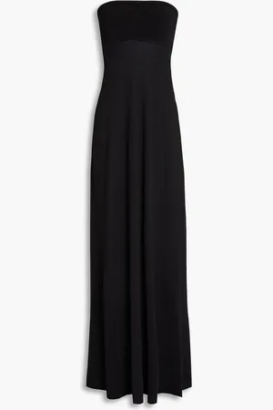 Frame Strapless knitted maxi dress - - XS