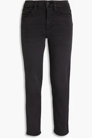Frame Le Sylvie high-rise straight-leg jeans - Gray - 24