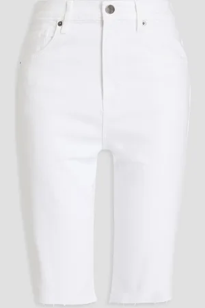 Frame Le Vintage frayed denim shorts - - 23